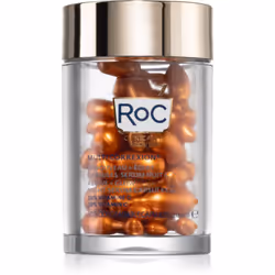 Le sérum de nuit actif en capsules RoC Multi Correxion Renouveau + Éclat alimentera votre peau en vitamines C pendant que vou ...