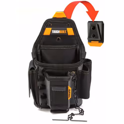 petite pochette à outils pour électricien tb-ct-34 construction robuste. la pochette cliptech™ s'accroche et se décroche de n ...