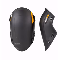 Coques rigides à bascule ToughBuilt de rechange TB-KPS-01 amovibles pour surfaces dures en intérieur ou extérieur.