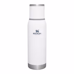 Stanley Adventure To-Go Bottle, 0,75 L, Blanc, Acier inoxydable, 20 h, 25 h, 8,1 cm