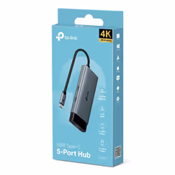 TP-Link UH5020C hub & concentrateur USB Type-C 5000 Mbit/s Gris