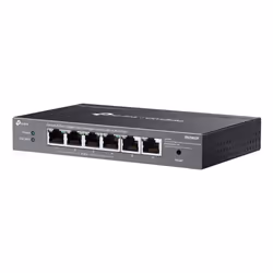TP-Link Omada ES206GP commutateur réseau Géré Gigabit Ethernet (10/100/1000) Connexion Ethernet, supportant l'alimentation via ce port (PoE) Noir