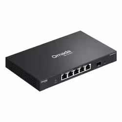 TP-Link ES206XPP-M2 commutateur réseau Géré L2 2.5G Ethernet (100/1000/2500) Connexion Ethernet, supportant l'alimentation via ce port (PoE) Montage sur le bureau ou sur le mur Noir - Vue supplémentaire 4