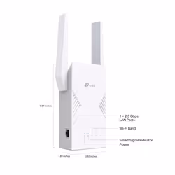 TP-Link BE3600 Émetteur et récepteur réseau Blanc 2500 Mbit/s - Vue supplémentaire 8