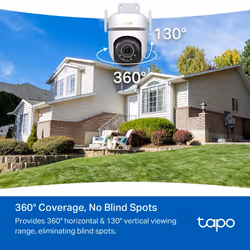 TP-Link Tapo TC43(EU) V2 Sphérique Caméra de sécurité IP Intérieure et extérieure 2880 x 1620 pixels Plafond/Mur/Poteau - Vue supplémentaire 7