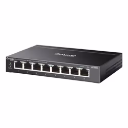 TP-Link Omada ES208GP commutateur réseau Géré L2 Gigabit Ethernet (10/100/1000) Connexion Ethernet, supportant l'alimentation via ce port (PoE) DIN rail Noir - Vue supplémentaire 3