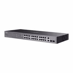 OMADA ES228GP commutateur réseau Géré L2 Gigabit Ethernet (10/100/1000) Connexion Ethernet, supportant l'alimentation via ce port (PoE) Noir - Vue supplémentaire 3