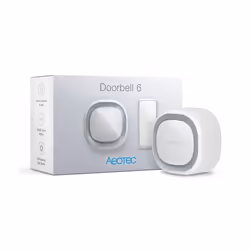 Z-Wave Doorbell 6, Blanc, 110 dB, IP20, WEEE CE, Sans fil, 868,4 MHz