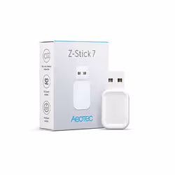 Aeotec Z-Stick 7, Avec fil, Sans fil, Z-Wave, 868.42 MHz, 150 m, Blanc