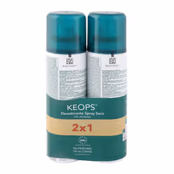 Keops déodorant Spray Seco coffret 2 pz