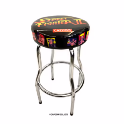Arcade1Up Street Fighter II - Stool, Multicolore, Street Fighter