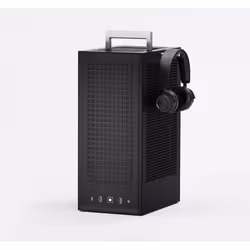 HYTE Revolt 3, Small Form Factor (SFF), PC, Noir, ITX, ABS, Aluminium, Acier, maison/bureau