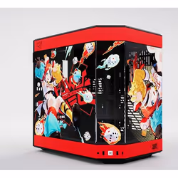 HYTE Hakos Baelz Y60, Midi Tower, PC, Noir, Rouge, ATX, EATX, ITX, Mini-ATX, Acrylonitrile-Butadiène-Styrène (ABS), Acier, Ve ...