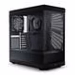 Boitier PC Moyen Tour ATX - HYTE Y40 (Noir/Noir) - Refroidissement personnalisé - Support GPU 4 emplacements