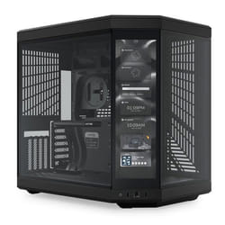 Boîtier PC - HYTE - Y70 Touch - Écran Tactile 141 - 4 Baies dExtension - Refroidissement Optimal
