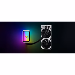 HYTE THICC Q60 Processeur Kit de refroidissement du liquide 12 cm Noir, Blanc 2 pièce(s)