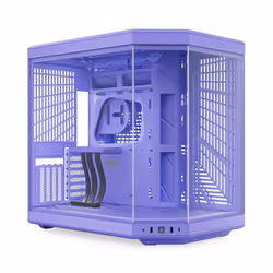 Boîtier PC - HYTE - Y70 - Double Chambre - Couleur Lait Taro - Grande Capacité de Refroidissement