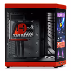 HYTE Y70 Touch Infinite Midi Tower Noir, Couleur cerise