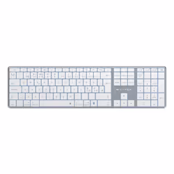 HYPER HS2310NO, Taille réelle (100 %), Sans fil, Bluetooth, QWERTY, LED, Gris