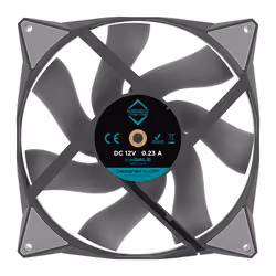 Iceberg Thermal IceGALE Boitier PC Ventilateur 14 cm Gris 1 pièce(s)
