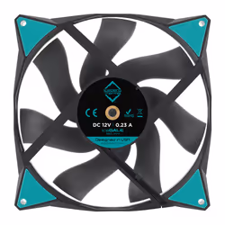 Iceberg Thermal IceGALE Boitier PC Ventilateur 14 cm Noir 1 pièce(s)