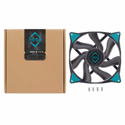 Iceberg Thermal IceGALE Xtra Boitier PC Ventilateur 14 cm Noir 1 pièce(s) - Vue supplémentaire 4