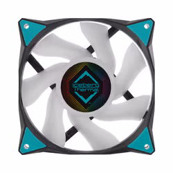 Iceberg Thermal IceGALE ARGB, Ventilateur, 12 cm, 500 tr/min, 2200 tr/min, 38 dB, 94 cfm