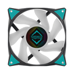 Iceberg Thermal IceGALE ARGB Boitier PC Ventilateur 12 cm Noir 1 pièce(s)