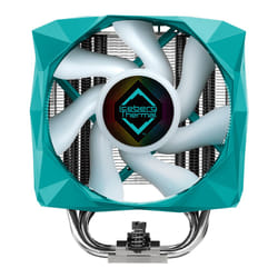 Iceberg IceSLEET X5 Processeur Refroidisseur d'air 12 cm Chrome, Turquoise 1 pièce(s)