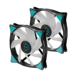 Iceberg Thermal IceGALE ARGB Boitier PC Ventilateur 14 cm Noir 2 pièce(s)