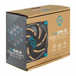 Iceberg Thermal IceGALE Silent PWM Ventilateur boîtier PC 3 ventilateurs Noir - Vue supplémentaire 4