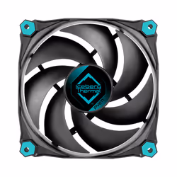 Iceberg Thermal IceGALE Silent PWM Ventilateur boîtier PC 3 ventilateurs Noir - Vue supplémentaire 6