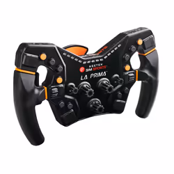 Asetek La Prima, Volant, PC, Avec fil, Noir, Cable