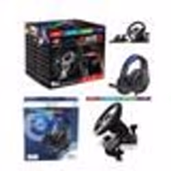 Volant et pédales de jeu Race Pro Wheel 2 Xbox Séries XS PS4 SWITCH PC SPIRIT OF GAMER + CASQUE GAMER XS PS4 PS3 SWITCH PC