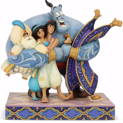 Figurine collection Aladdin et ses amis Disney Traditions Résine Hauteur : 20 cm - Largeur : 19 cm - Longueur : 12 cm Livrée ...