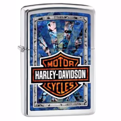 Zippo Harley Davidson Véritable briquet Zippo fabriqué aux USA - Rechargeable - Livré vide Livré en boite cadeau Dim : 5.6 x  ...