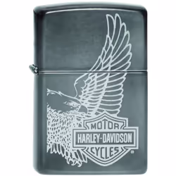 Zippo Harley Davidson Véritable briquet Zippo fabriqué aux USA - Rechargeable - Livré vide Livré en boite cadeau Dim : 5.7 x ...
