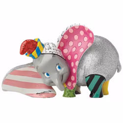 Statuette de collection Dumbo by Romero Britto Hauteur 9 cm - Largeur 15 cm - Profondeur 6 cm Livrée en boite cadeau En résin ...