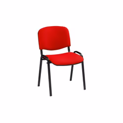 Assise et dossier en polypropylène pour un confort durable. Chaise conférence professionnelle. Tissu 100 % acrylique. Piéteme ...