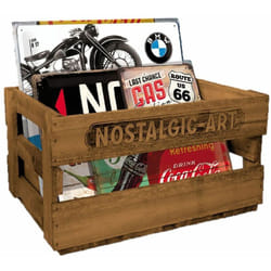 Nostalgic Art - Casier en bois brut Nostalgic-Art - livre vide