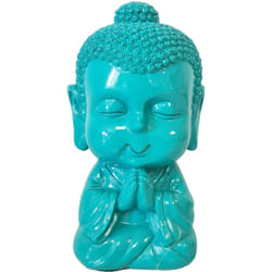 Out Of The Blue - Lampe 8 led usb bouddha Bleu 13 cm