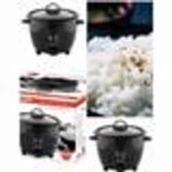 Cuiseur Riz 10L avec Cuve amovible anti-adhérente 2 positions de chauffe Témoin de Cuisson couleur noir