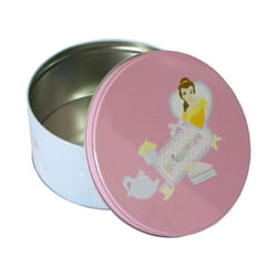 Boite Disney Princesses - Disney - Modèle moyen - Métal - Rose - Dimensions 16.5 x 8 cm