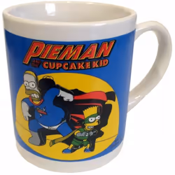 Mug Simpsons En céramique Dim : H. 8.5 x D. 7 cm Accepte le passage au four micro-ondes et au lave-vaisselle.