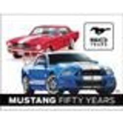 Décoration murale - Mustang - Rectangulaire - Métal - 40.5 x 31.5 cm - Contemporain
