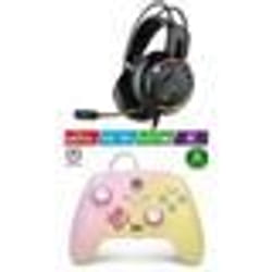 Pack de gaming - XBOX - Limonade rose EDITION - Manette sans fil - Casque Gamer PRO H7 - Design rafraîchissant