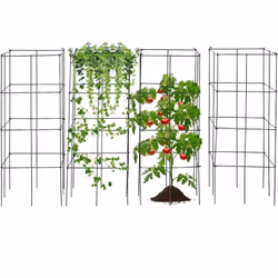 【Pour la croissance verticale】Cette cage à tomates encourage la croissance verticale de toutes les plantes grimpantes pour év ...