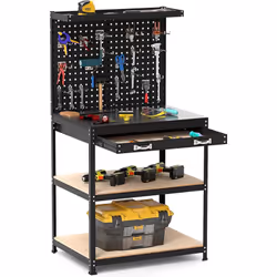 À propos de cet article 【Établi ultra résistant】Avec une construction en métal renforcé, cette table de travail de 81 x 41 cm ...
