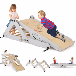 À propos de cet article 【Escalade amusant 5 en 1】Notre jouet d'escalade multifonctionnel comprend une échelle et une rampe do ...