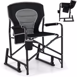 À propos de cet article 【Mouvement à Bascule Doux】Cette chaise de camping est équipée d'un mécanisme de bascule innovant à do ...